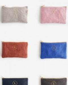 인바이트엘 Premium Linen Zip Pouch Small[8COLOR]