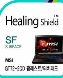 MSI GT72-2QD 무광 팜레스트/터치패드 필름 2매