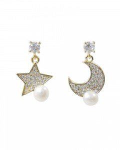 Moon & Star Earrings