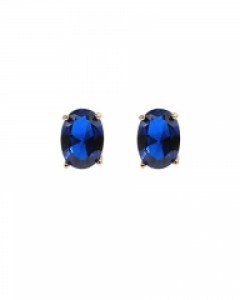 Pretty Oval Earrings_Capri Blue