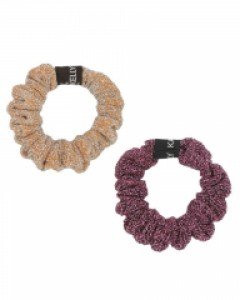 Glam Pearl Scrunchie Duo_Pink [염정아착용]