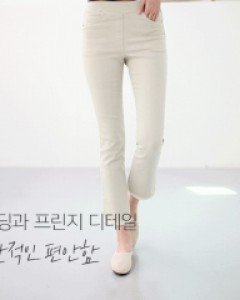 D53 SL6864/벨코이 부츠컷 밴딩팬츠