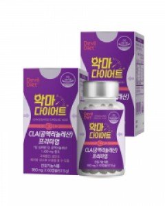 악마다이어트 CLA 공액리놀레산 프리미엄 930mg x 60캡슐 2통 2개월분 홍화씨 토날린