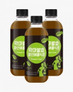 악마발효 파인애플 식초 500ml 3병