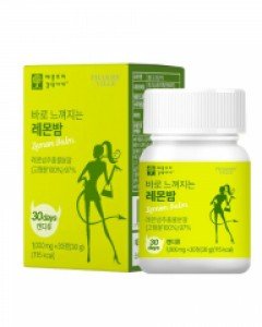 애플트리김약사네 바로 느껴지는 레몬밤 1,000mg x 30정 1통