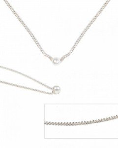 [SILVER925] Silver chocker with pearl