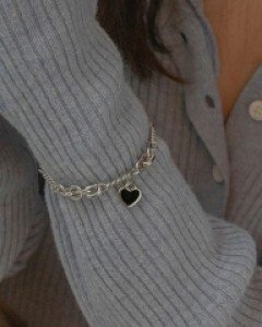 Heart Coin Bracelet