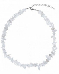 White Bold Crystal Necklace