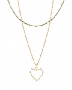 (2set)Heart Signal Necklace