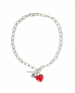 Lock and Heart Necklace