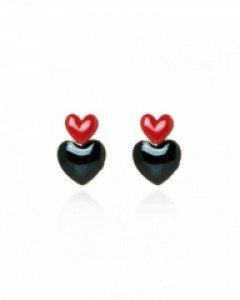 Heart & Heart Earring