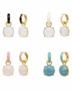 Color Gemstone Earring