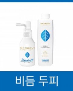 비듬 두피용 세트 (댄드러프에센스 50ml, 댄드러프샴푸 500ml)