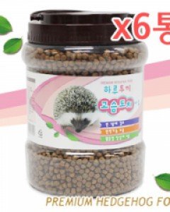 하루두끼 프리미엄고슴도치 사료 먹이 X6통묶음