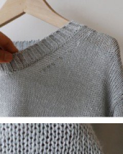 플레인 볼륨 knit