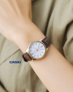 카시오 엠마 가죽 손목시계 (18WLTP5361) [4color]