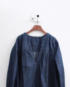 slit blouse - 2Color