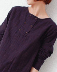 Double Button Blouse - 3Color