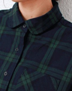 Check blouse-2Color-