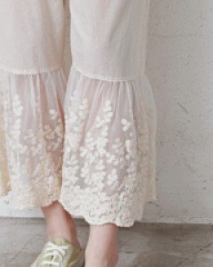 lace ruffle underpants
