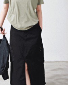 Span Cargo Skirt-3Color
