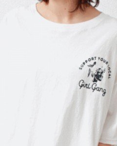 Vintage Loose Girl Tea-2Color
