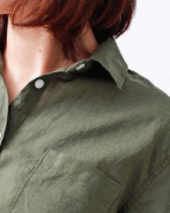 Half Open Linen Shirt-2Color