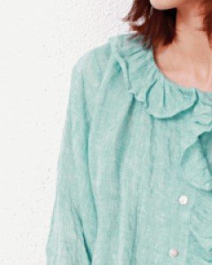Linen Ray Blouse-3Color