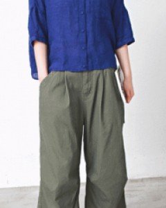 Loose Fit Carpenter Cotton Pants-3Color