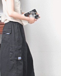 Comfortable cargo tour skirt-3Color