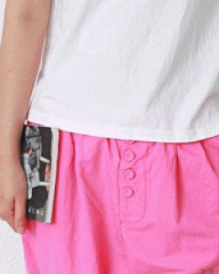 Natsu Button Pants-3Color