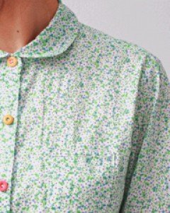 Round Collar Sweet Blouse-2Color