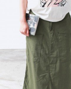 Span Pocket Skirt-3Color
