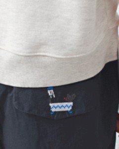 Bath Embroidery Pleated Pants-2Color