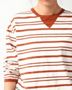 Triangle Striped Tee-2Color