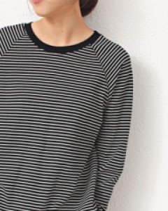 Stripe Embroidery T-3Color