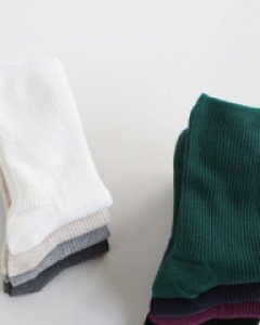 SOCKS 데일리 골지 양말  [8COLOR]