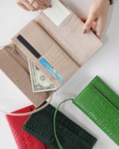 크로커 스트랩 장지갑  [5COLOR] 40% sale 61,000원