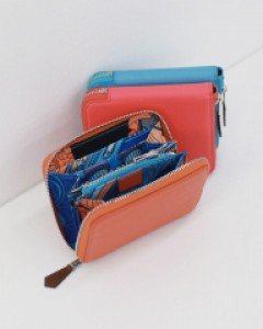 Fabric Interior 앱송 프린트 ZIP 반지갑  [6COLOR]