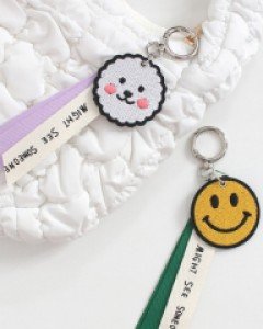 CHARM 와펜 자수 키링 참장식 [6COLOR]