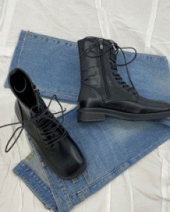 (225-250/1color) 스텝 스포티 부츠  (걸크러시 감성의 스포티부츠)