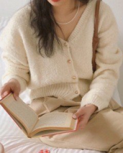 (3color) 로지 부클 가디건  (블링 골드버튼이 정말 매력적이예요)