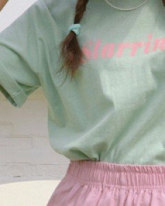 (5color) 스타링 티셔츠 (특별히 색감이 너무 예쁜 티셔츠 소개해요)