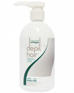 [데필헤어 바디밀크] 왁싱 제모 후 유지 털성장 관리 크림 바디로션 타입 500ml