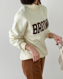 Turtleneck fleece lined sweatshirt