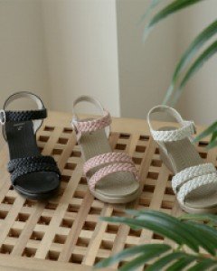 [MADE]Summer aqua wedge sandals MA06018