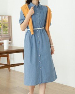 Yol denim dress