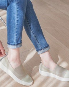 Pika Span Leather Slip-on Shoes