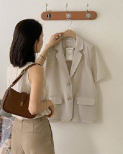 [valyou] Short-sleeve Trendy Jacket