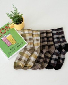 Tyr check socks C091325